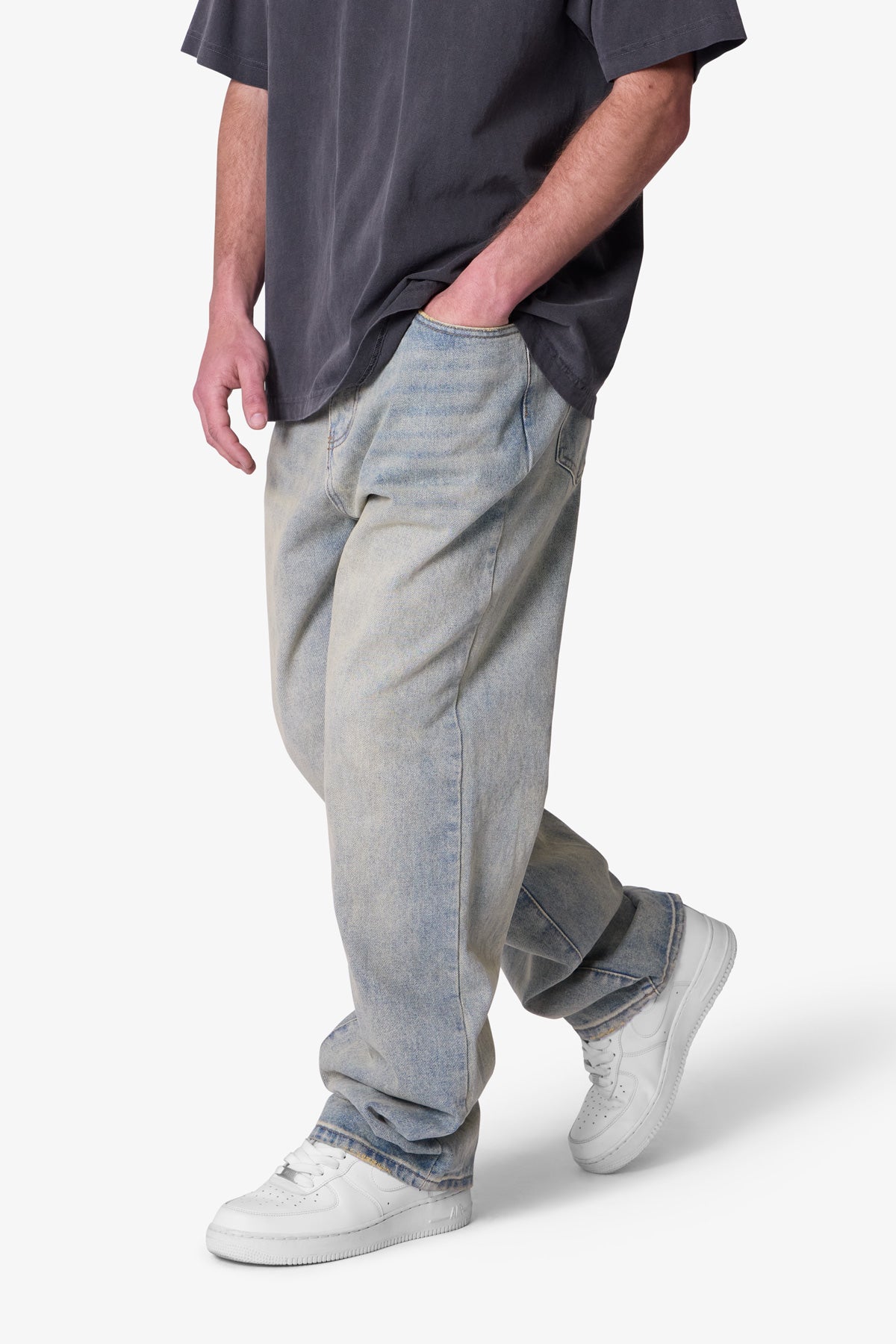 Baggy Denim - Light Vintage - 图片 6