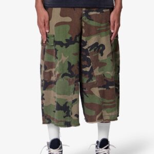 Extra Long Cargo Shorts - Camo