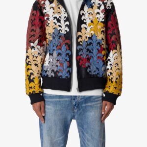 Fleur De Lis All Over Hoodie - Multi