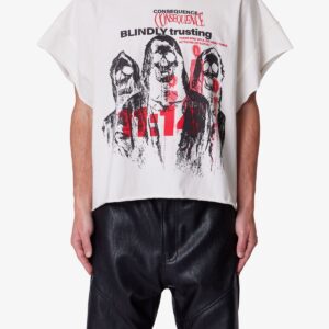 Grim Cutoff Tee - Off White