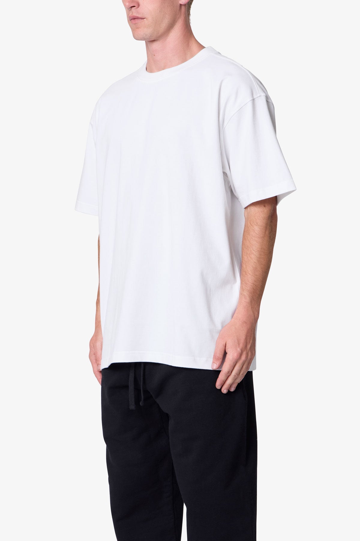 Heavy Basic Tee - White - 图片 3