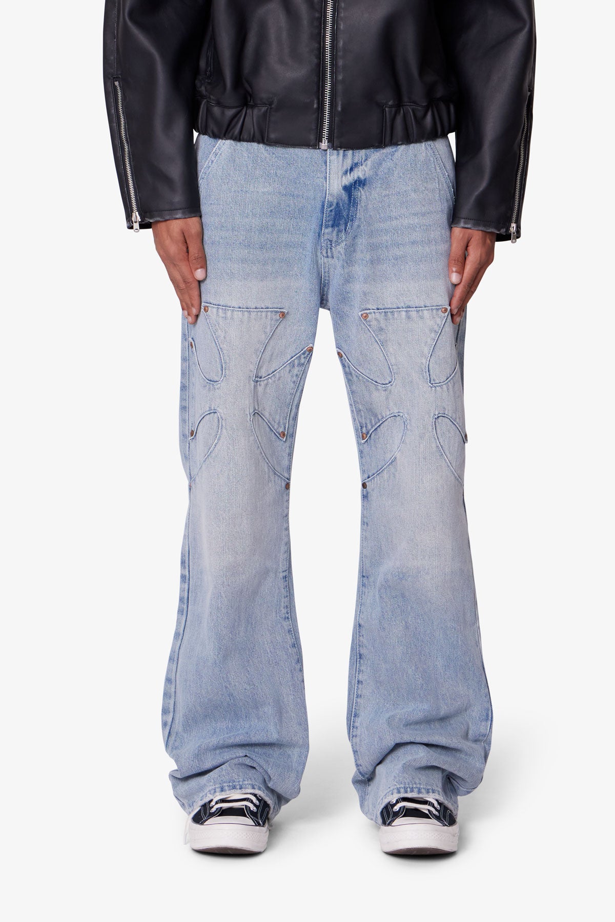 Iron Cross Denim - Blue - 图片 2