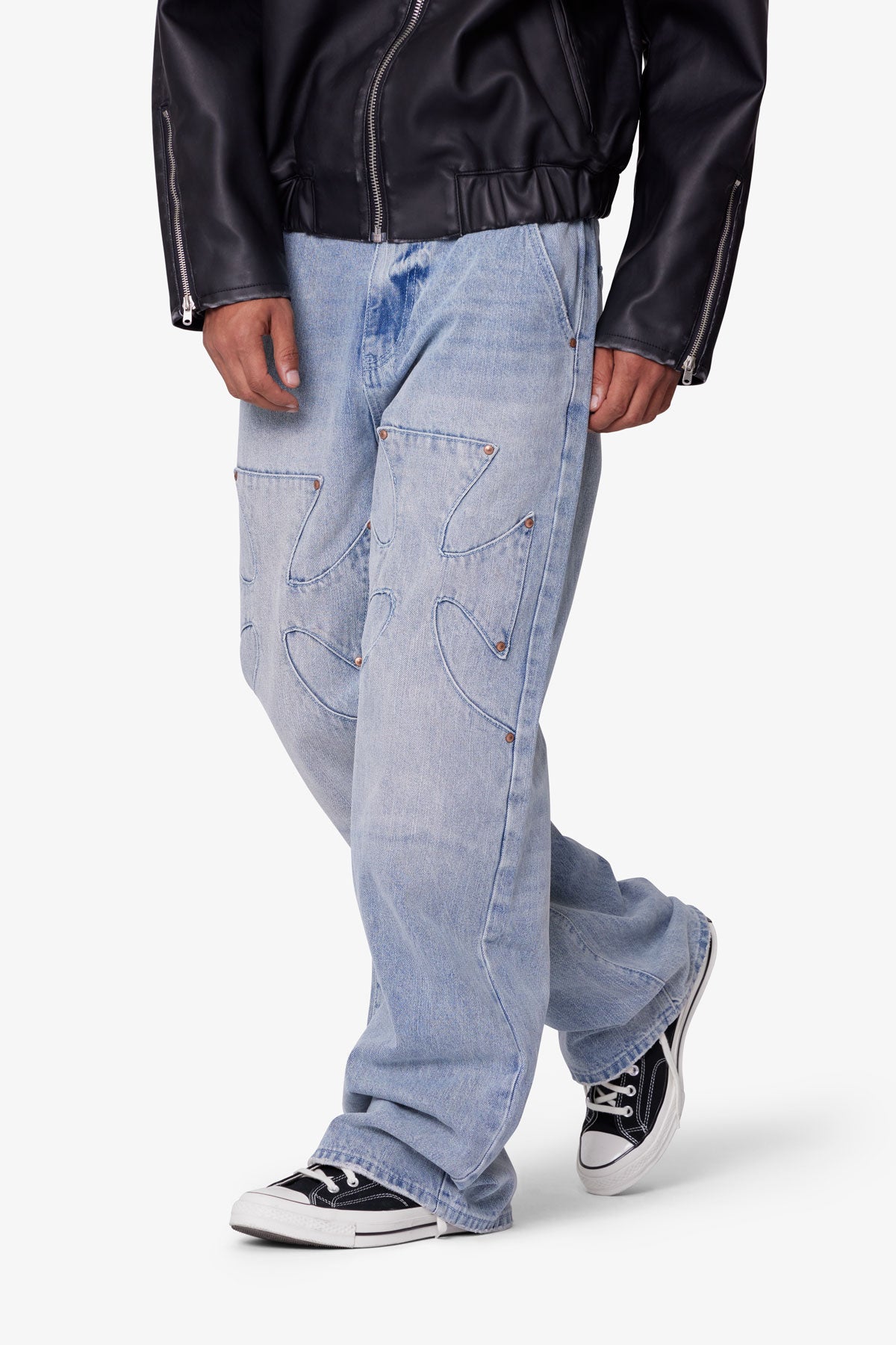 Iron Cross Denim - Blue - 图片 6