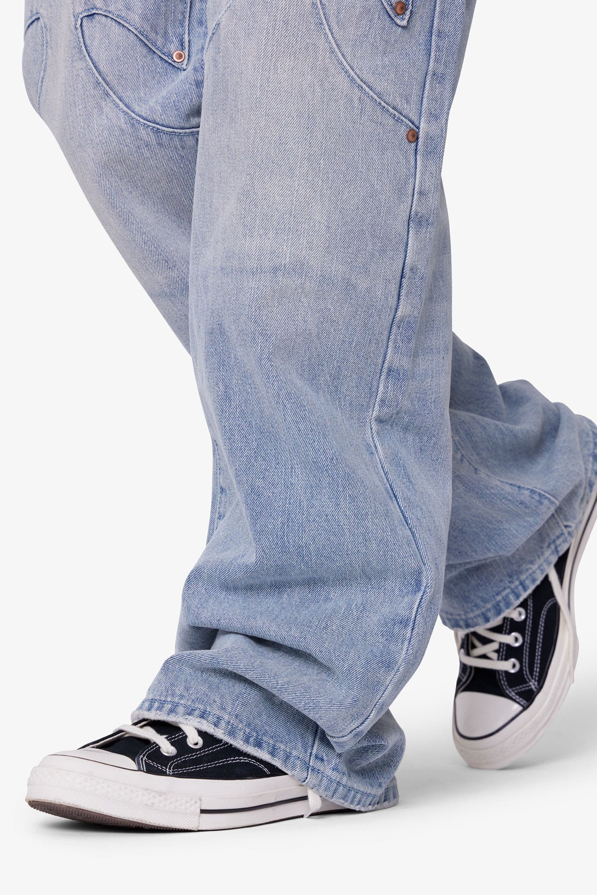 Iron Cross Denim - Blue - 图片 8