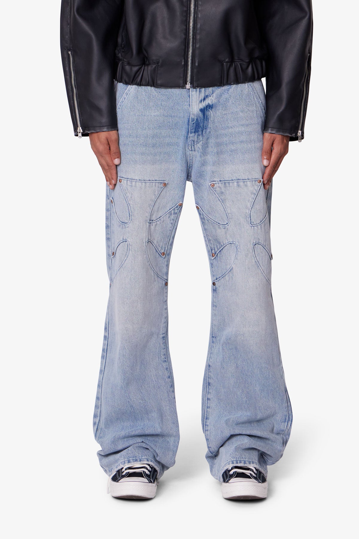 Iron Cross Denim - Blue - 图片 9