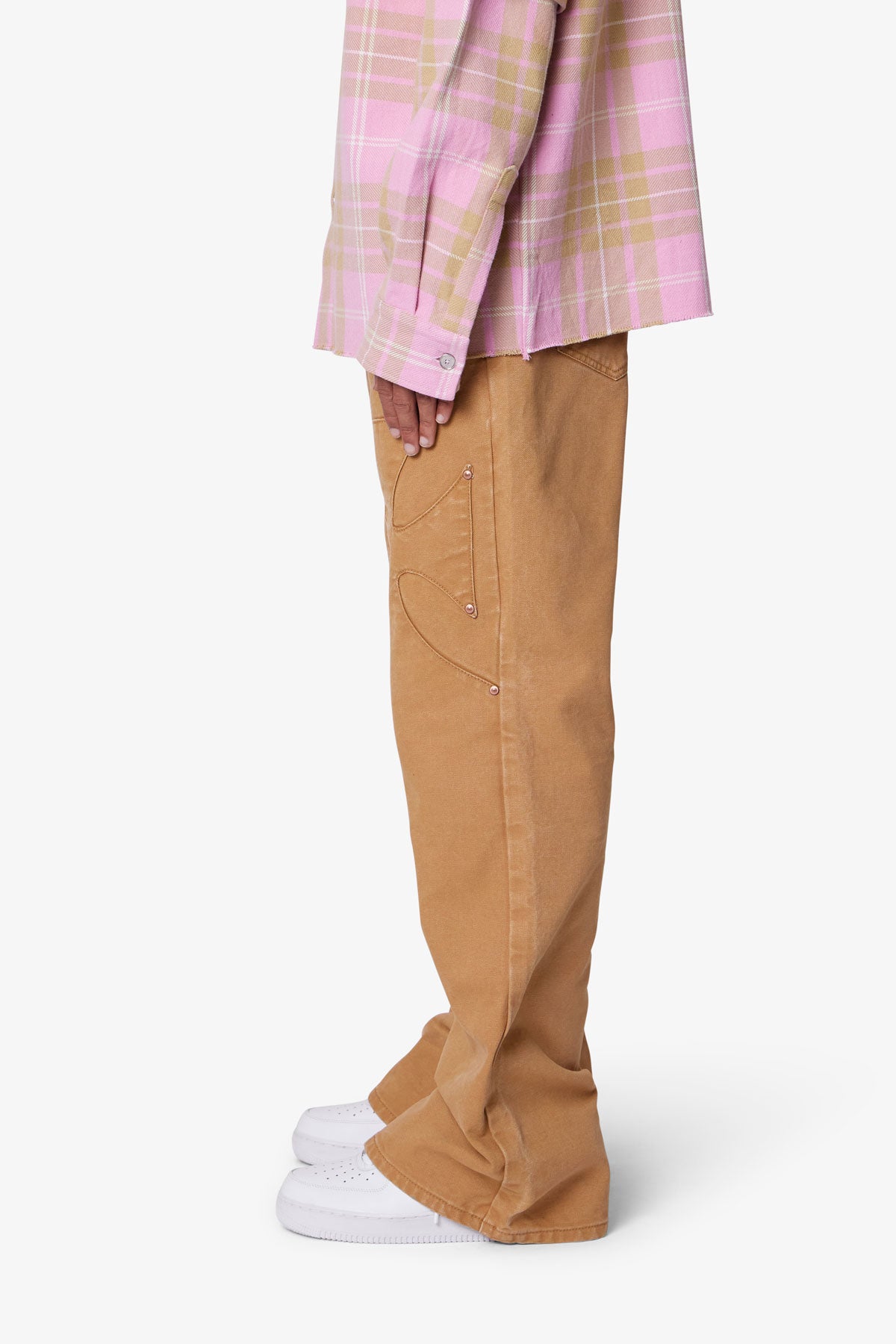 Iron Cross Denim - Tan - 图片 4