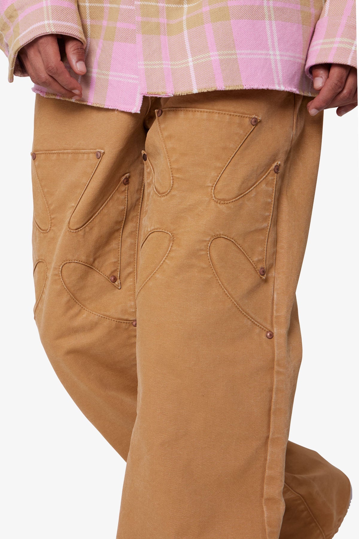 Iron Cross Denim - Tan - 图片 7