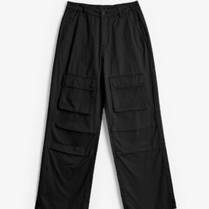 LWH Relaxed Baggy Cargo Pants - Black