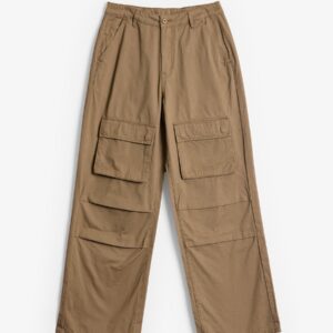 LWH Relaxed Baggy Cargo Pants - Olive