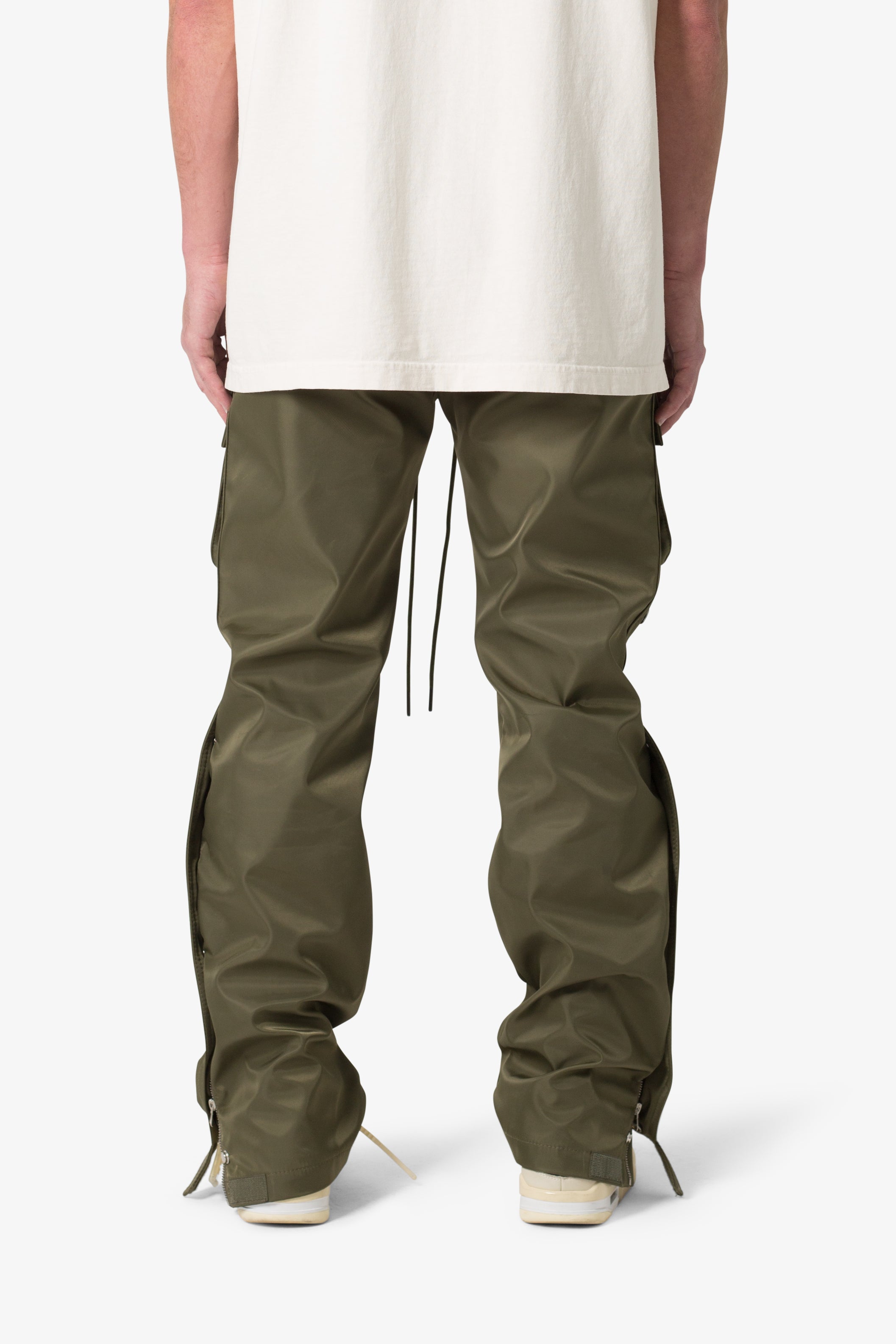 Snap Front Cargo Pants - Olive - 图片 6