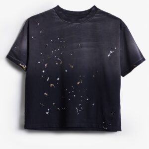 Sun Beat Painter Tee Shirt - Washed Black