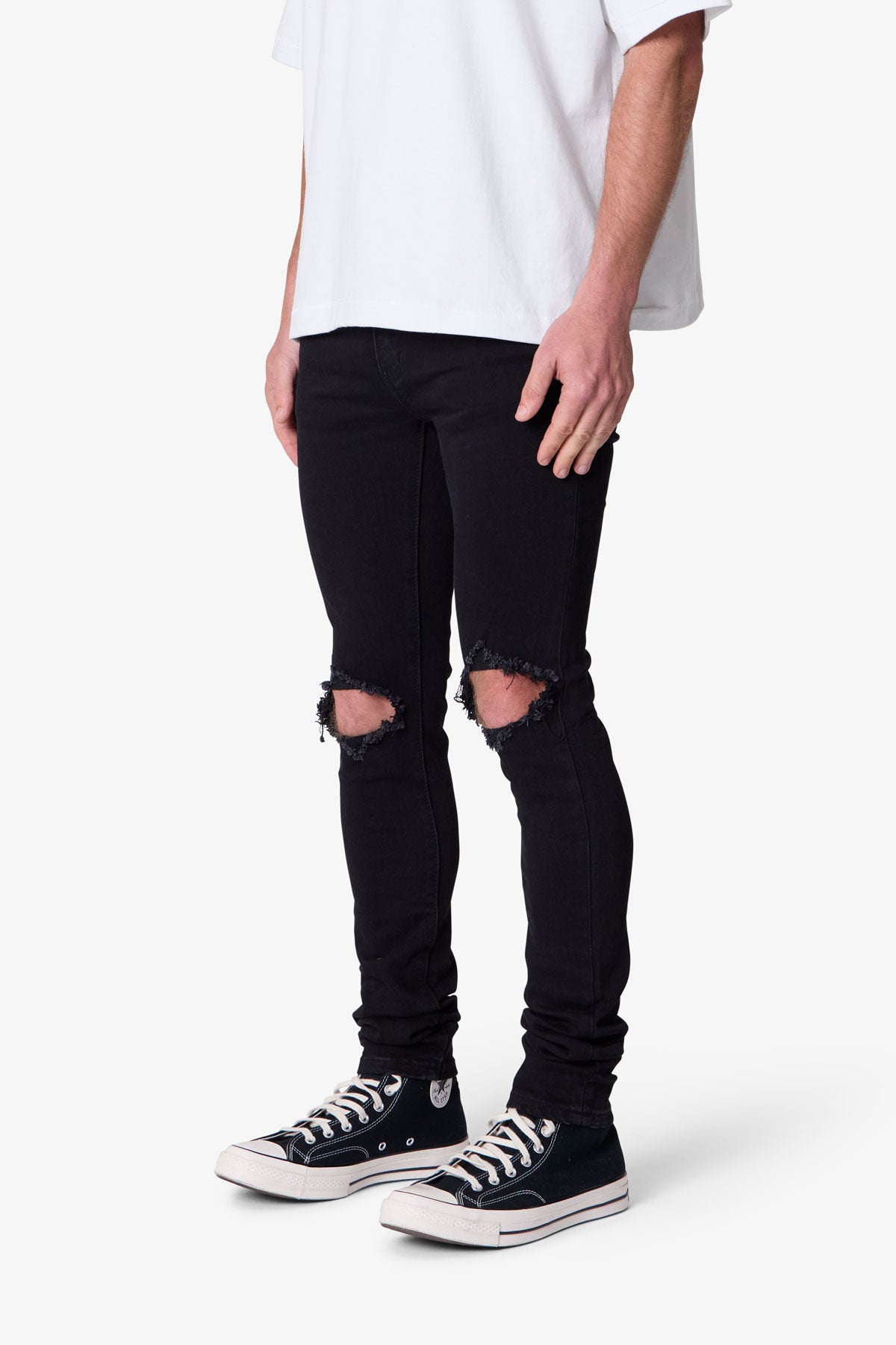 X1 Skinny Denim - Black - 图片 3