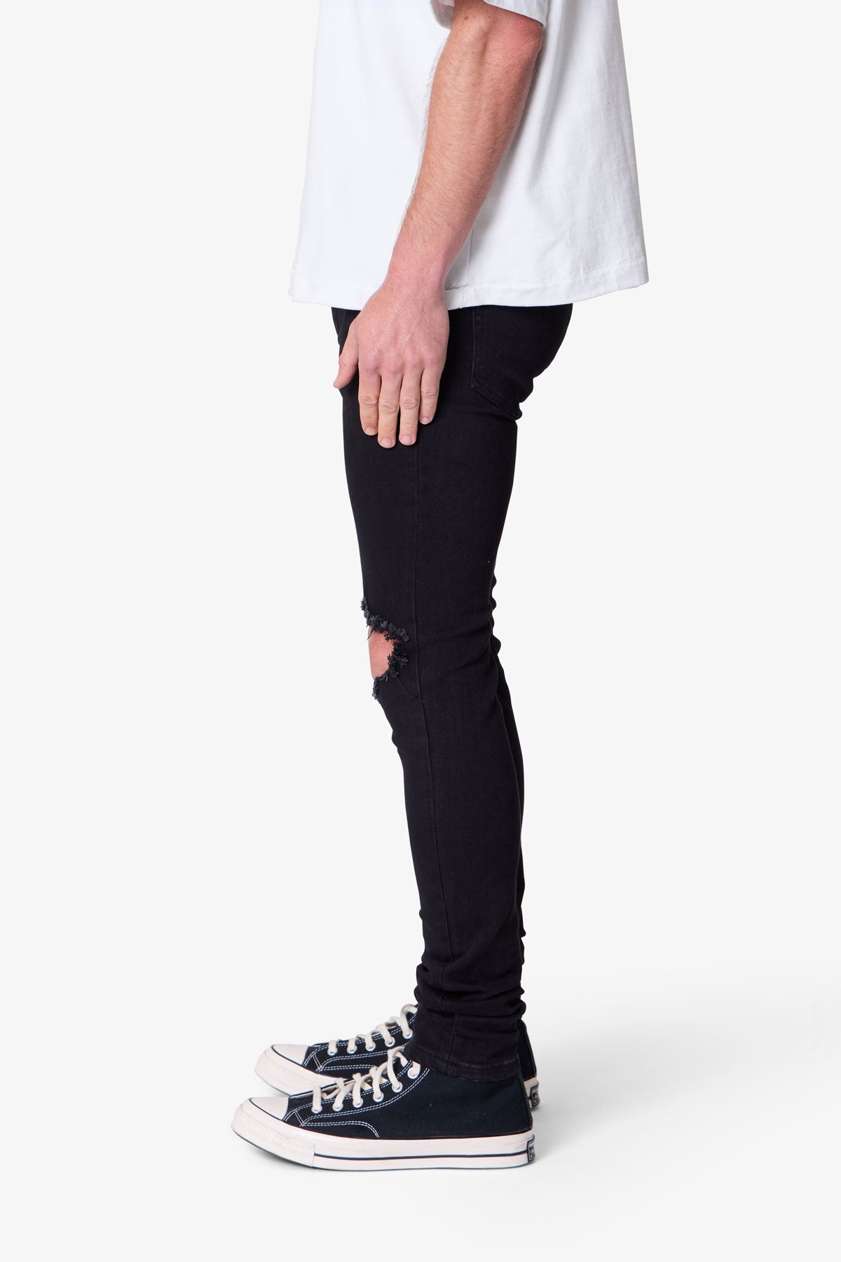X1 Skinny Denim - Black - 图片 4