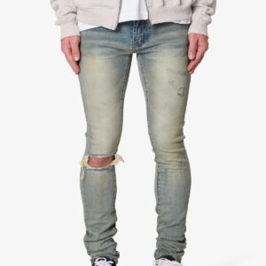 X721 Dusted Skinny Denim - 4th Day Sun Washed Blue